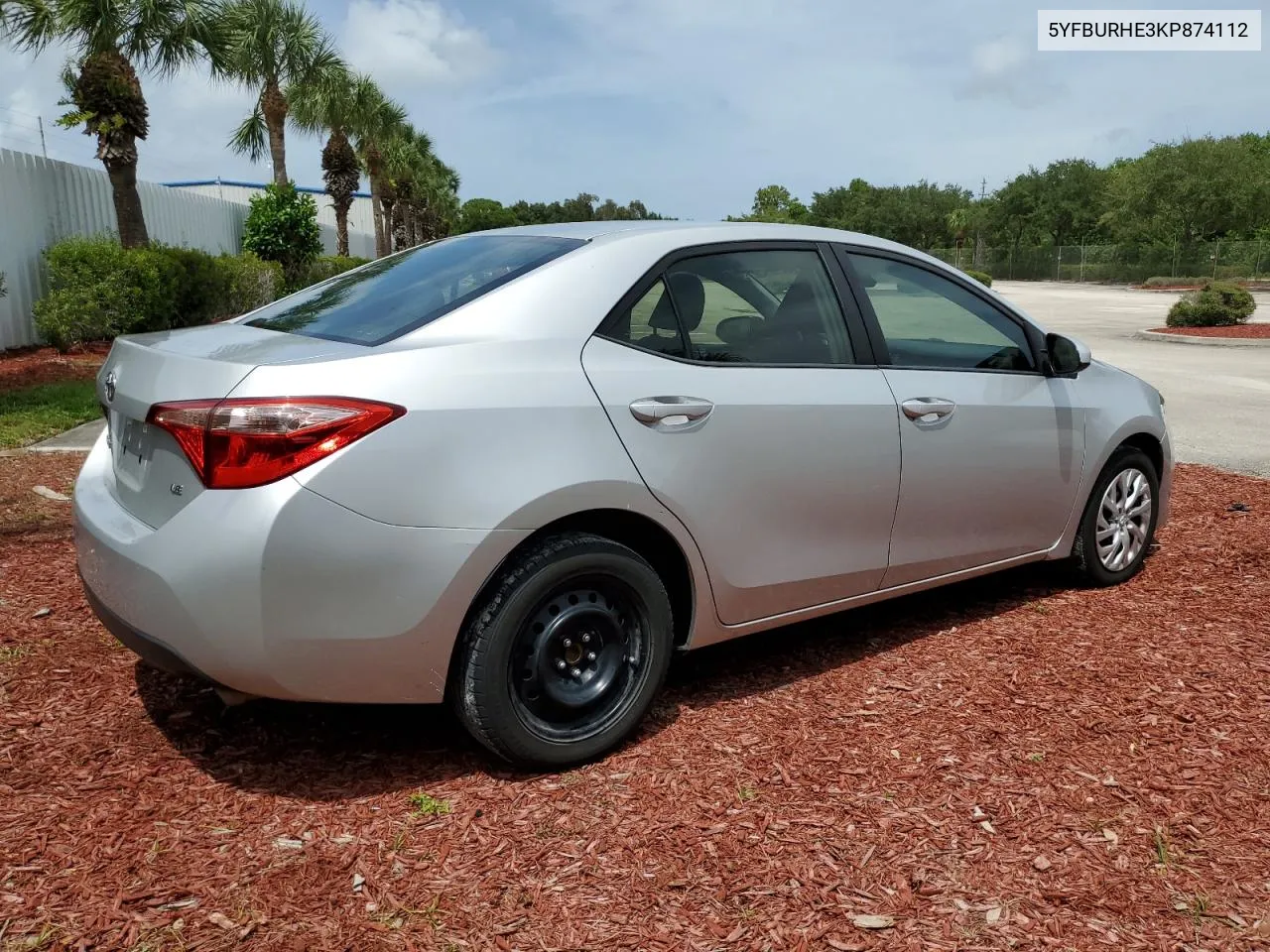 2019 Toyota Corolla L VIN: 5YFBURHE3KP874112 Lot: 70440024