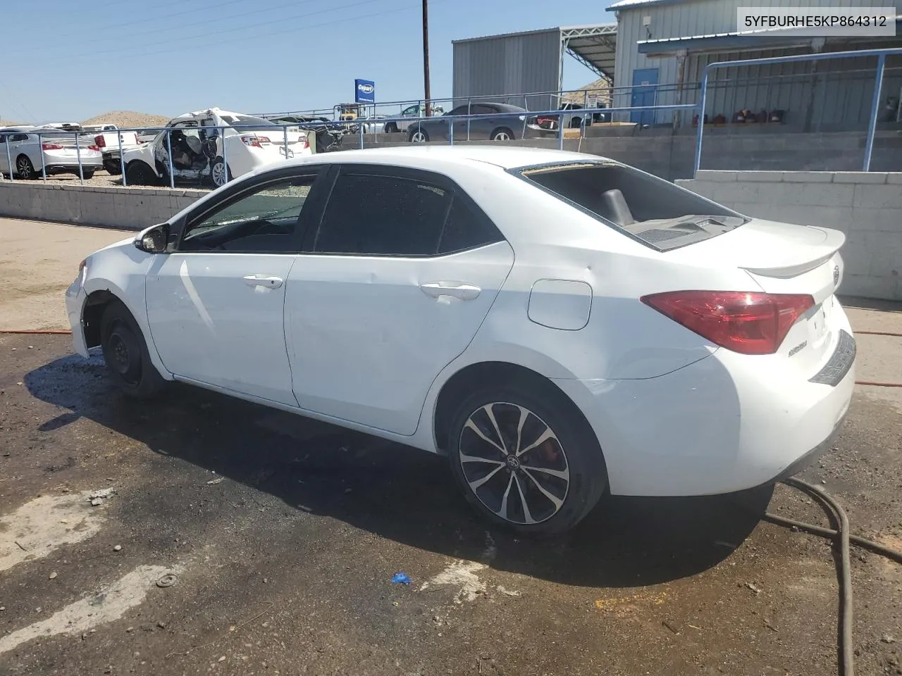 2019 Toyota Corolla L VIN: 5YFBURHE5KP864312 Lot: 70615224