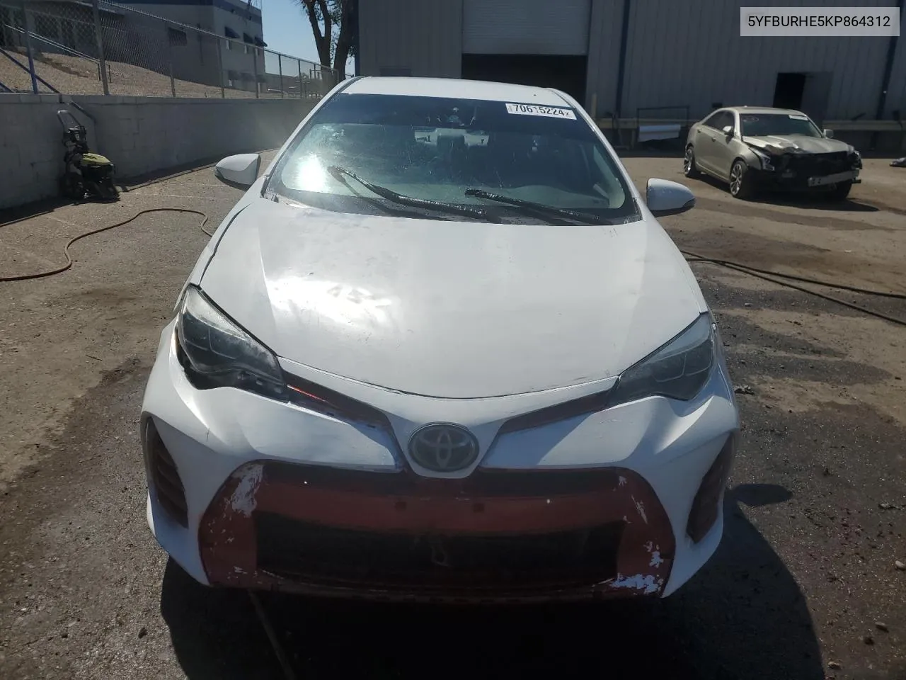 2019 Toyota Corolla L VIN: 5YFBURHE5KP864312 Lot: 70615224