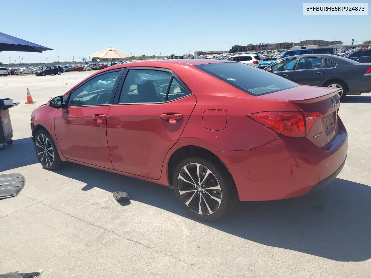 2019 Toyota Corolla L VIN: 5YFBURHE6KP924873 Lot: 70688534