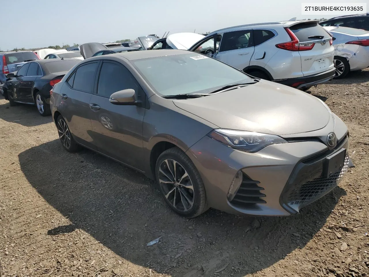 2T1BURHE4KC193635 2019 Toyota Corolla L