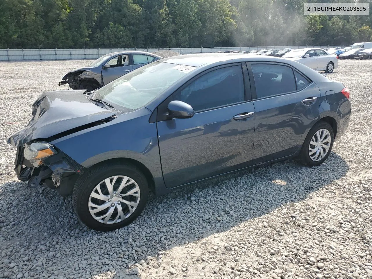 2019 Toyota Corolla L VIN: 2T1BURHE4KC203595 Lot: 70905994