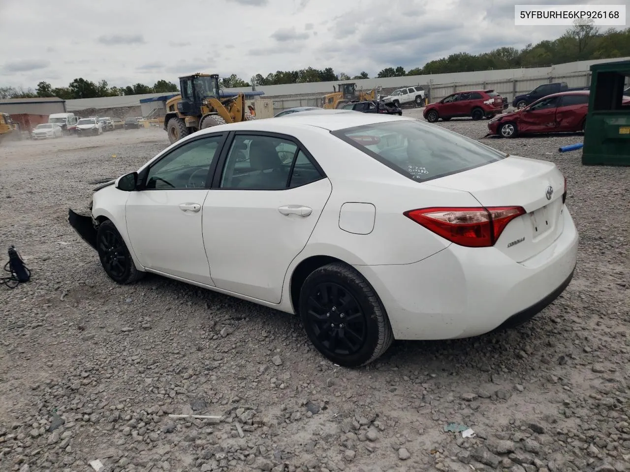 5YFBURHE6KP926168 2019 Toyota Corolla L