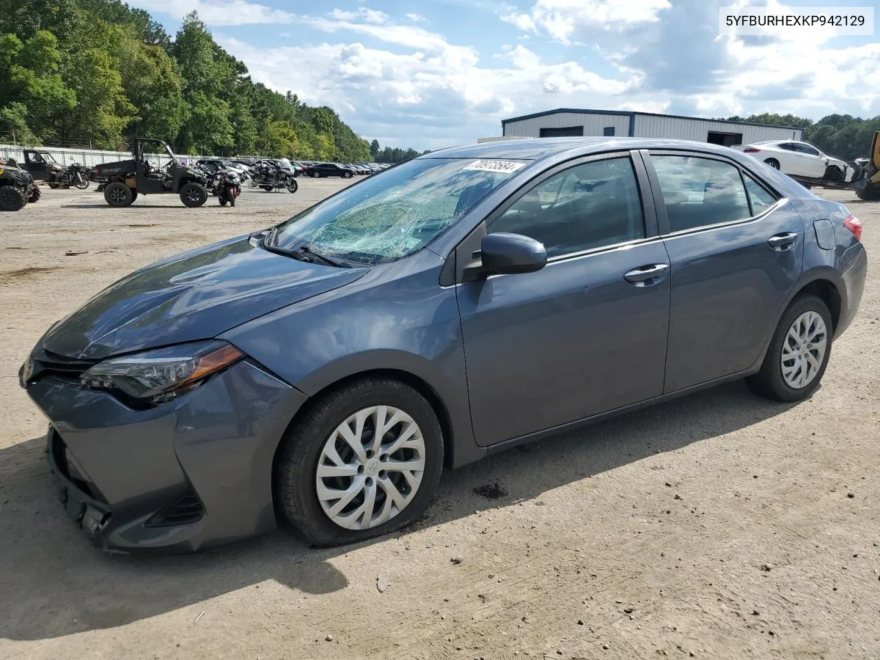 2019 Toyota Corolla L VIN: 5YFBURHEXKP942129 Lot: 70973584