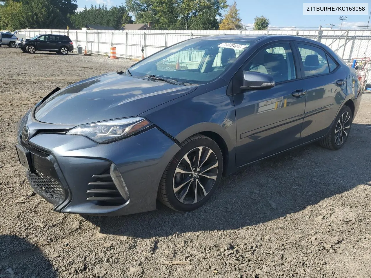 2T1BURHE7KC163058 2019 Toyota Corolla L