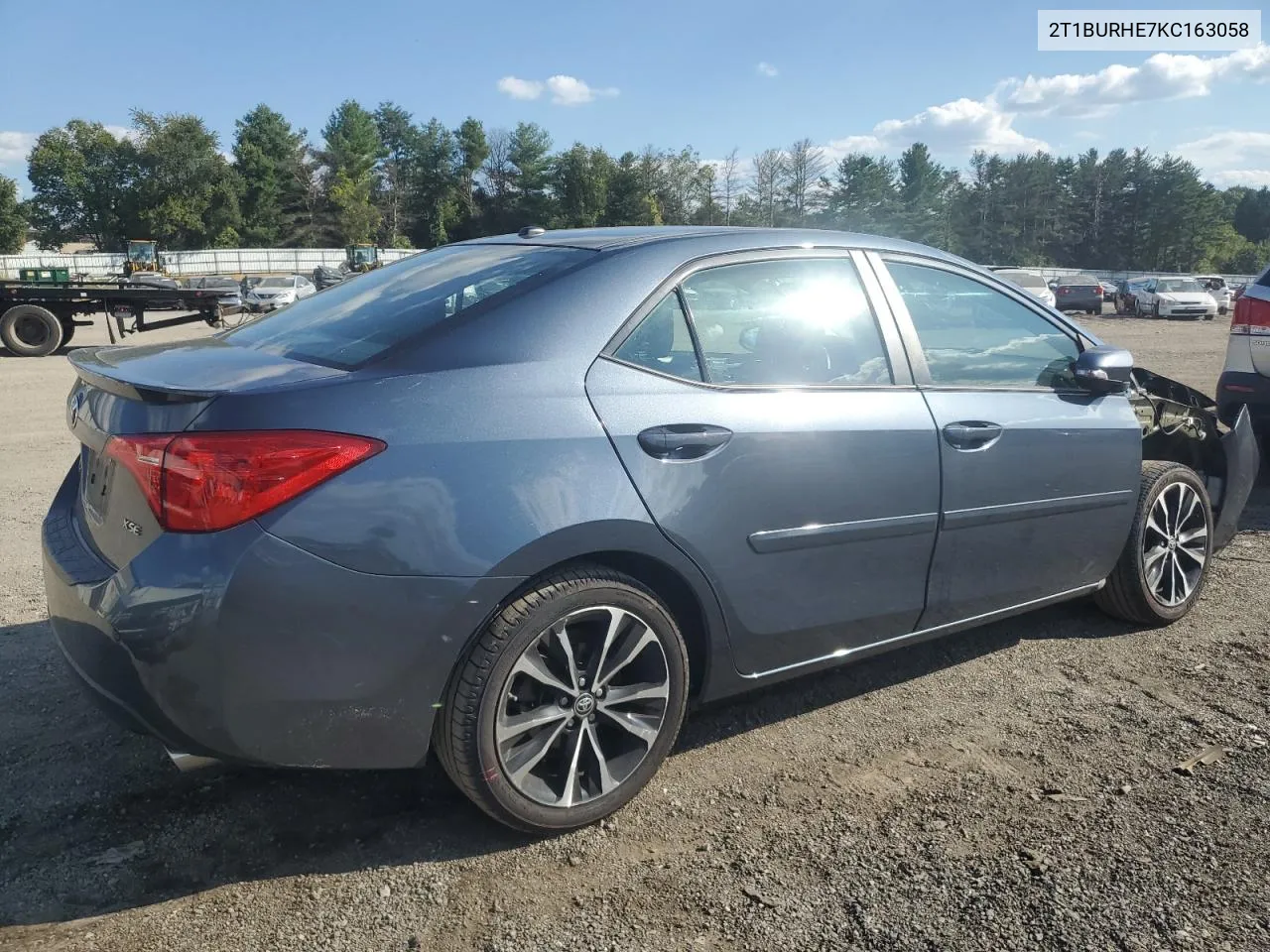 2T1BURHE7KC163058 2019 Toyota Corolla L