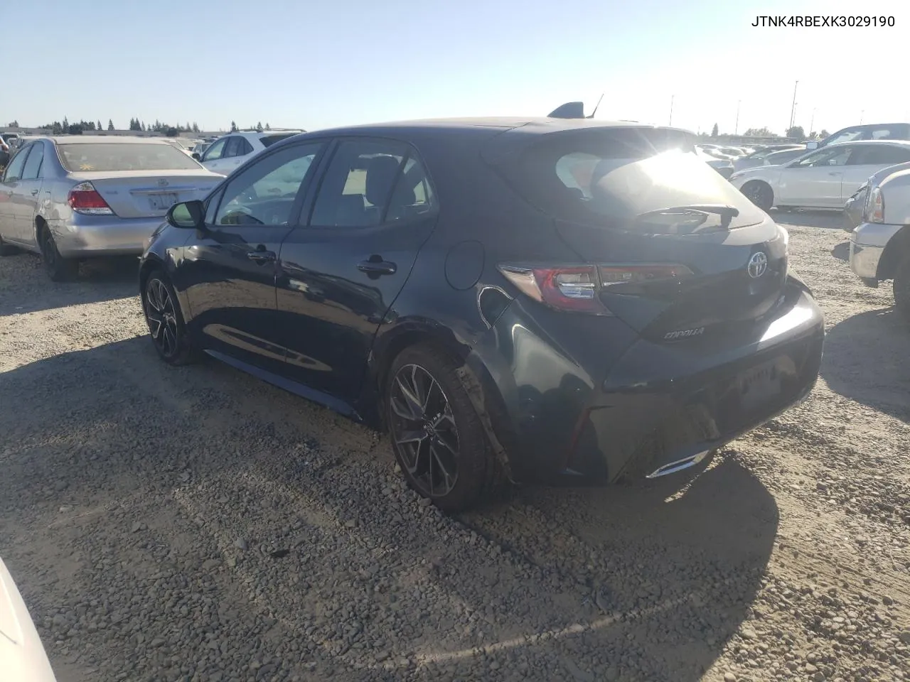 2019 Toyota Corolla Se VIN: JTNK4RBEXK3029190 Lot: 71320434