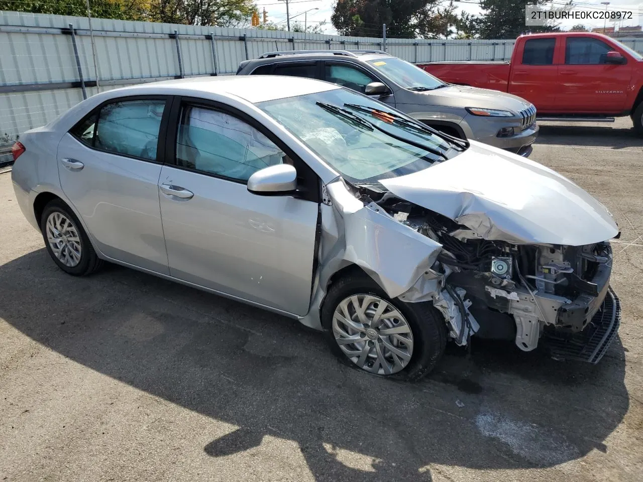 2019 Toyota Corolla L VIN: 2T1BURHE0KC208972 Lot: 71532664