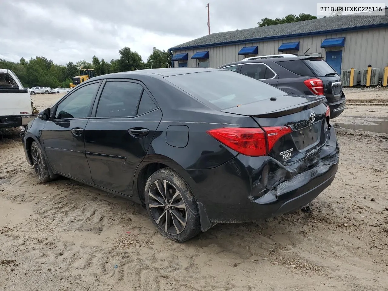 2019 Toyota Corolla L VIN: 2T1BURHEXKC225116 Lot: 71534774