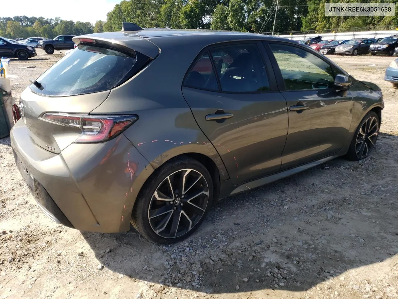 JTNK4RBE6K3051638 2019 Toyota Corolla Se