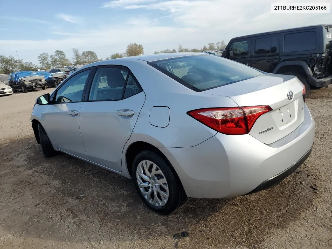 2019 Toyota Corolla L VIN: 2T1BURHE2KC205166 Lot: 71760464