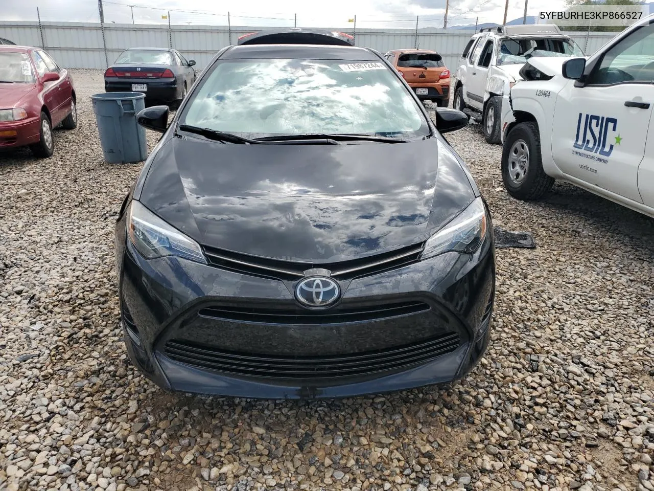 2019 Toyota Corolla L VIN: 5YFBURHE3KP866527 Lot: 71987244