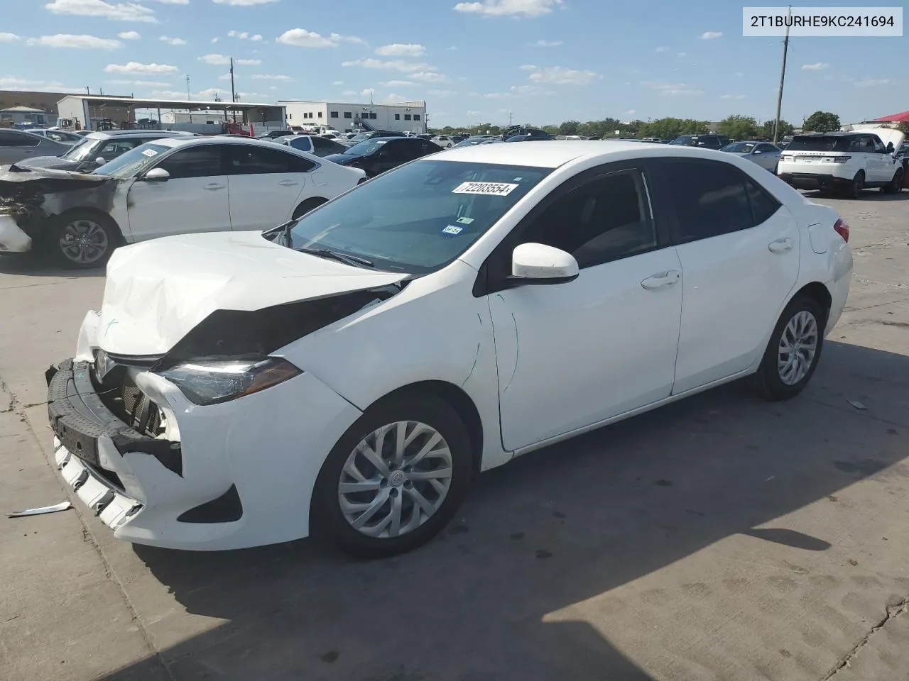 2T1BURHE9KC241694 2019 Toyota Corolla L