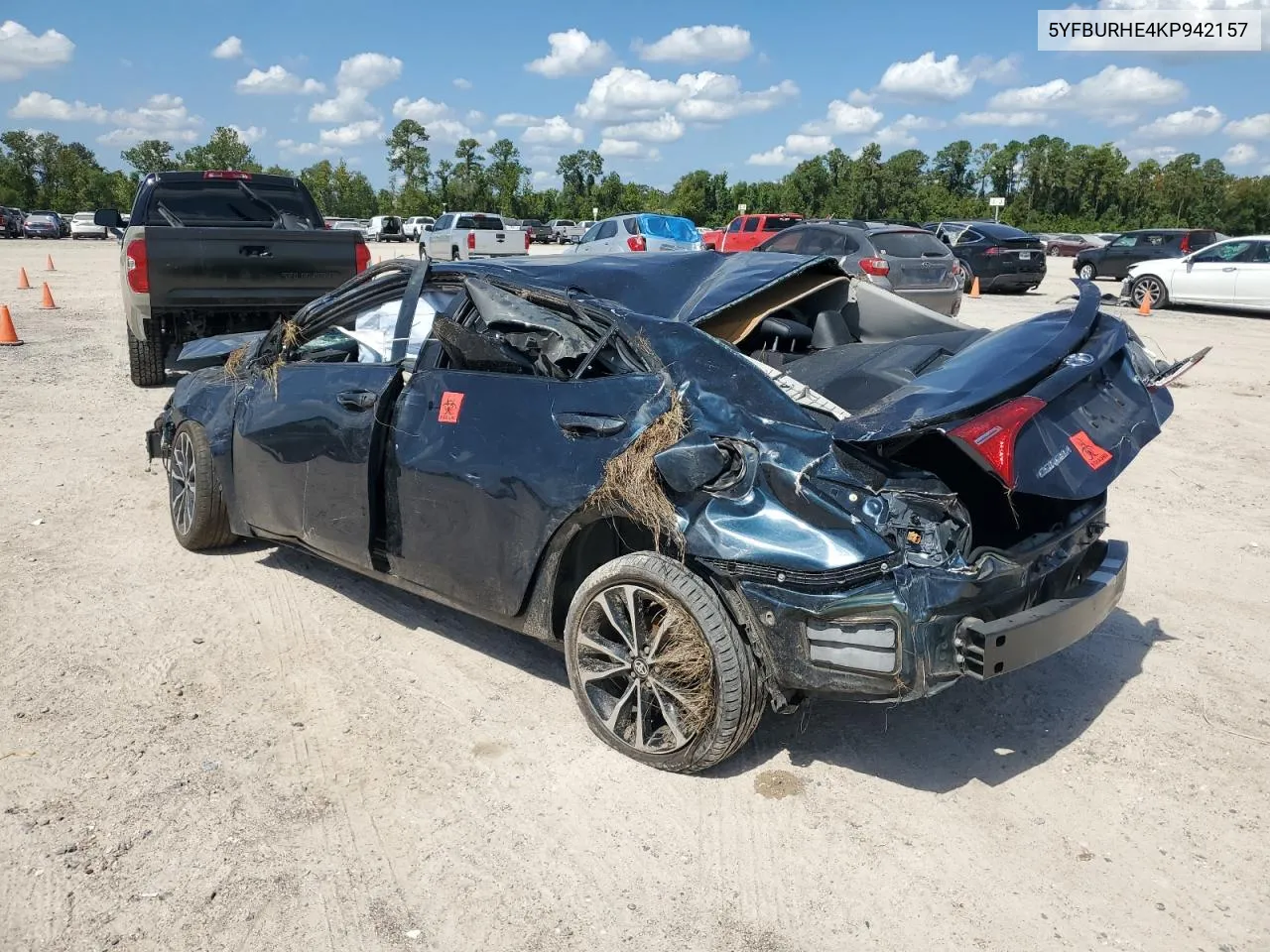 2019 Toyota Corolla L VIN: 5YFBURHE4KP942157 Lot: 72208884