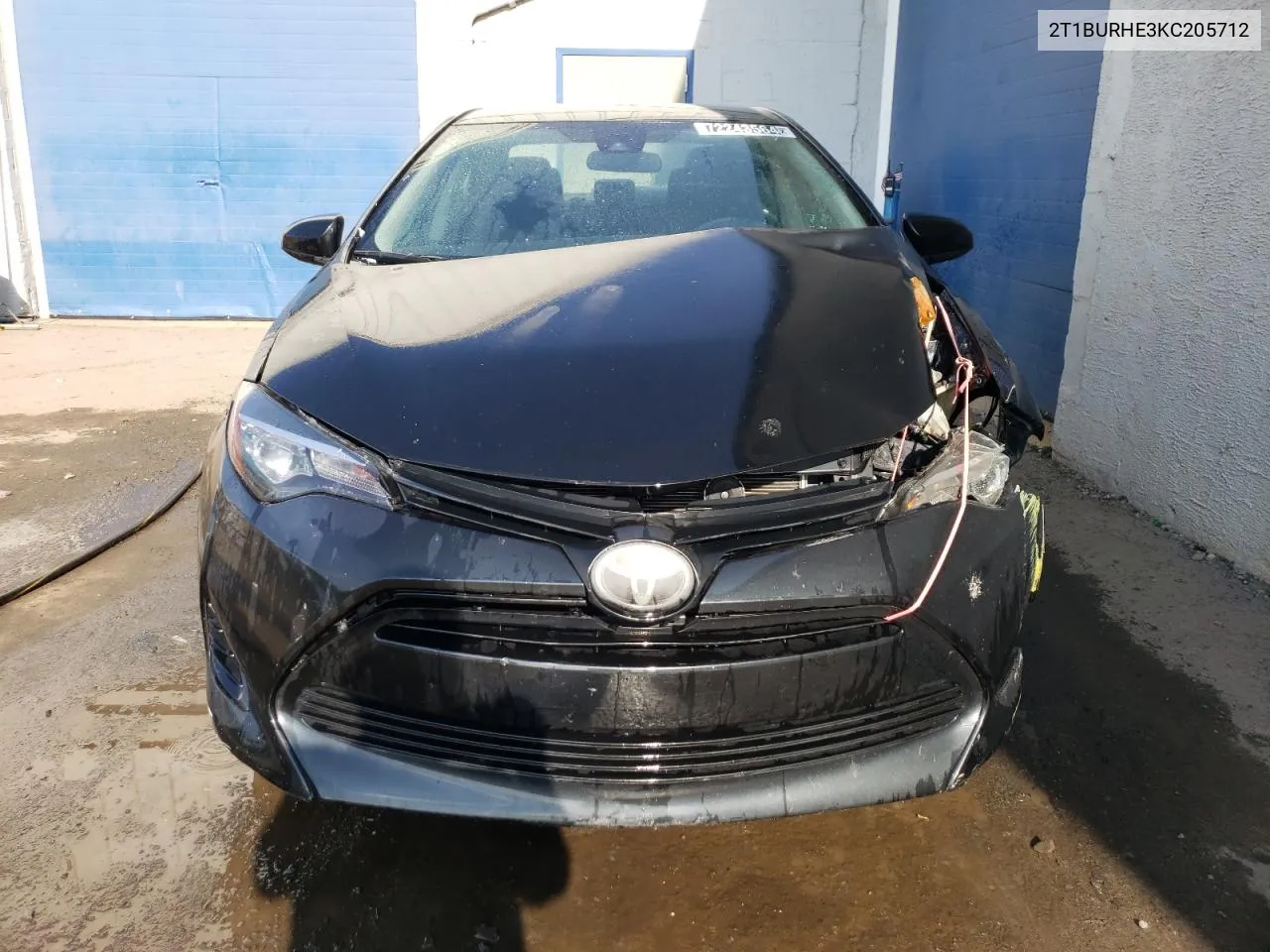 2019 Toyota Corolla L VIN: 2T1BURHE3KC205712 Lot: 72243564