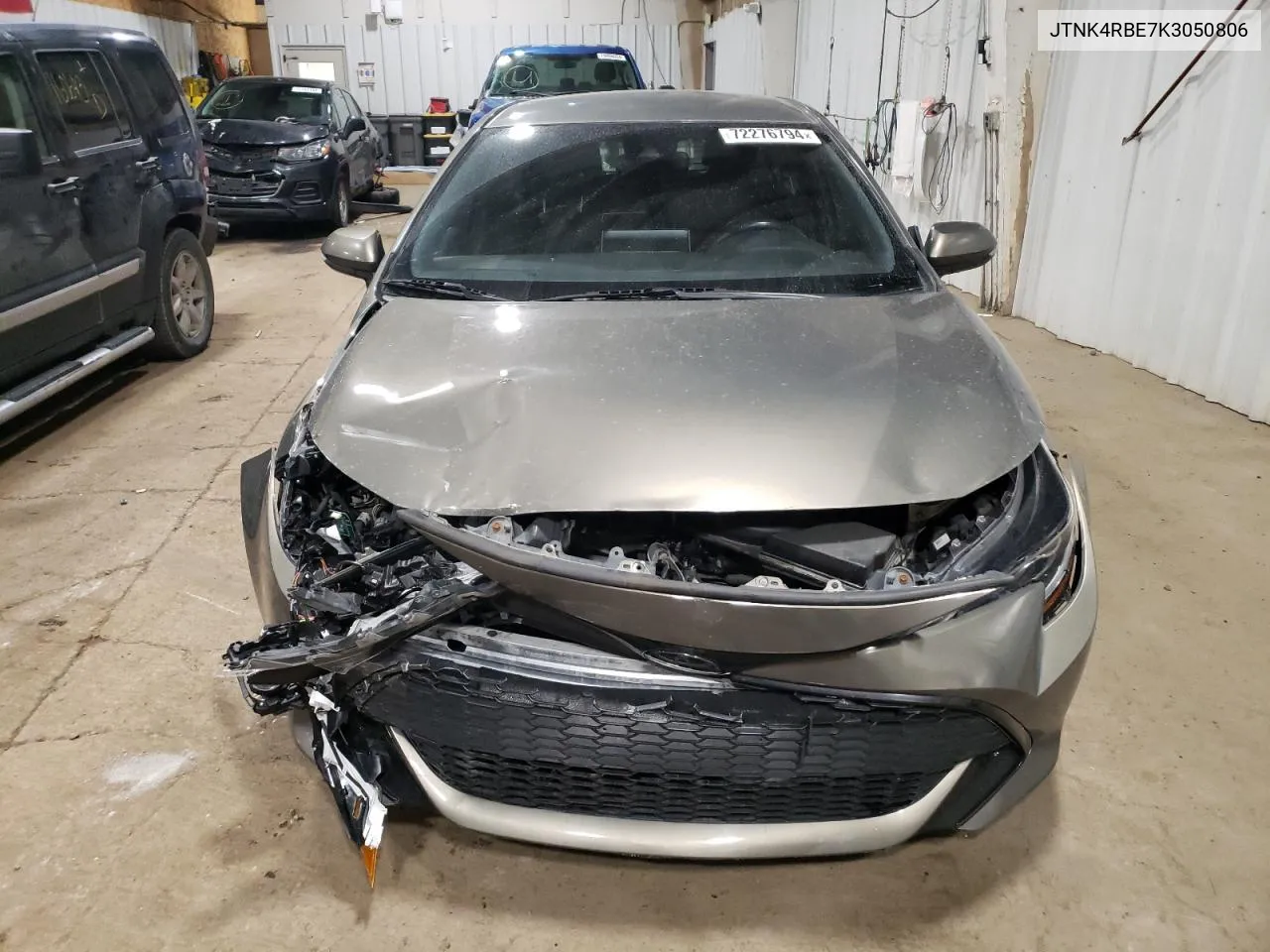 2019 Toyota Corolla Se VIN: JTNK4RBE7K3050806 Lot: 72276794