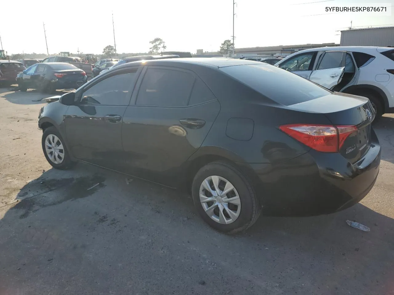 2019 Toyota Corolla L VIN: 5YFBURHE5KP876671 Lot: 72280434