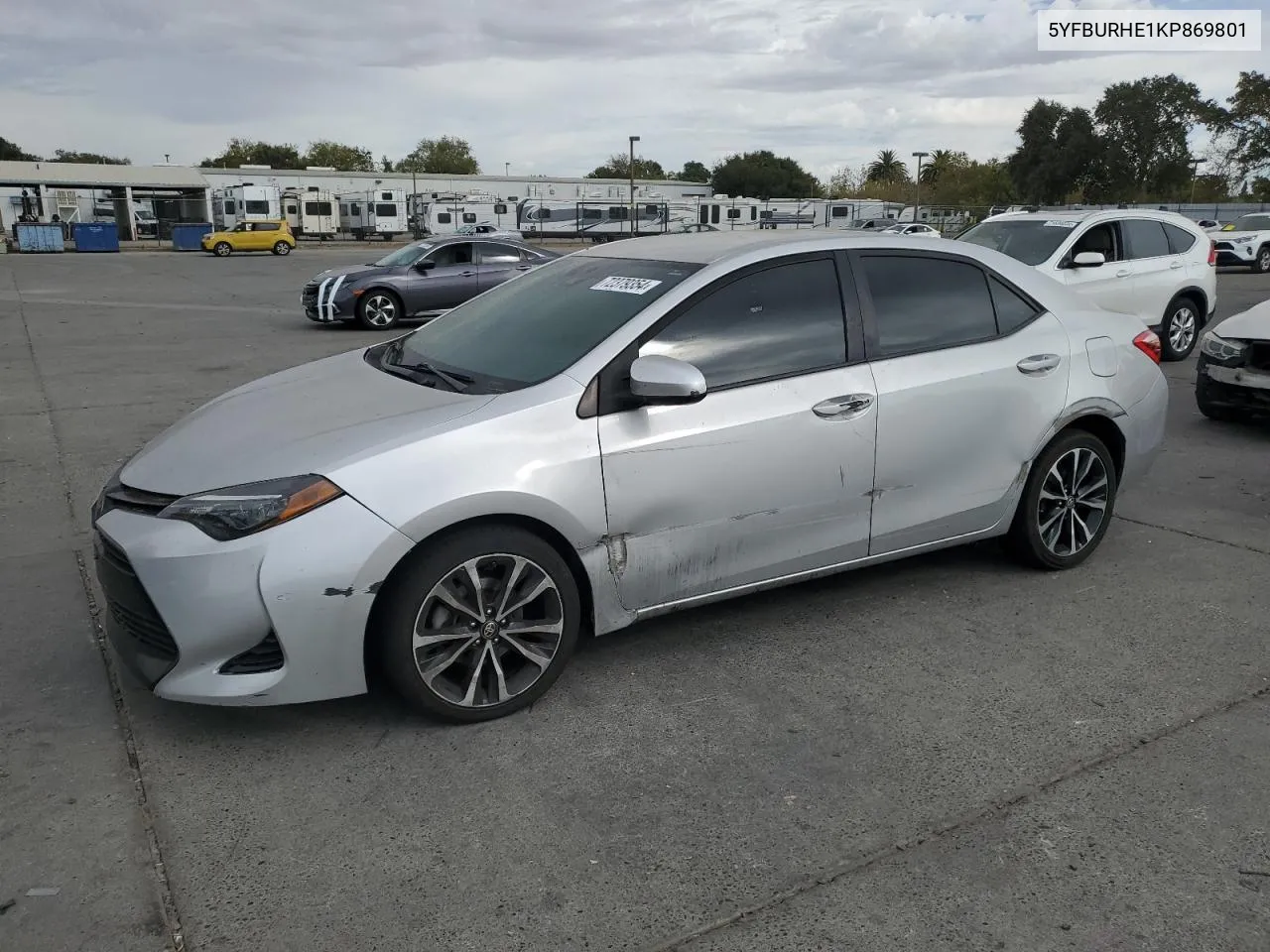 5YFBURHE1KP869801 2019 Toyota Corolla L