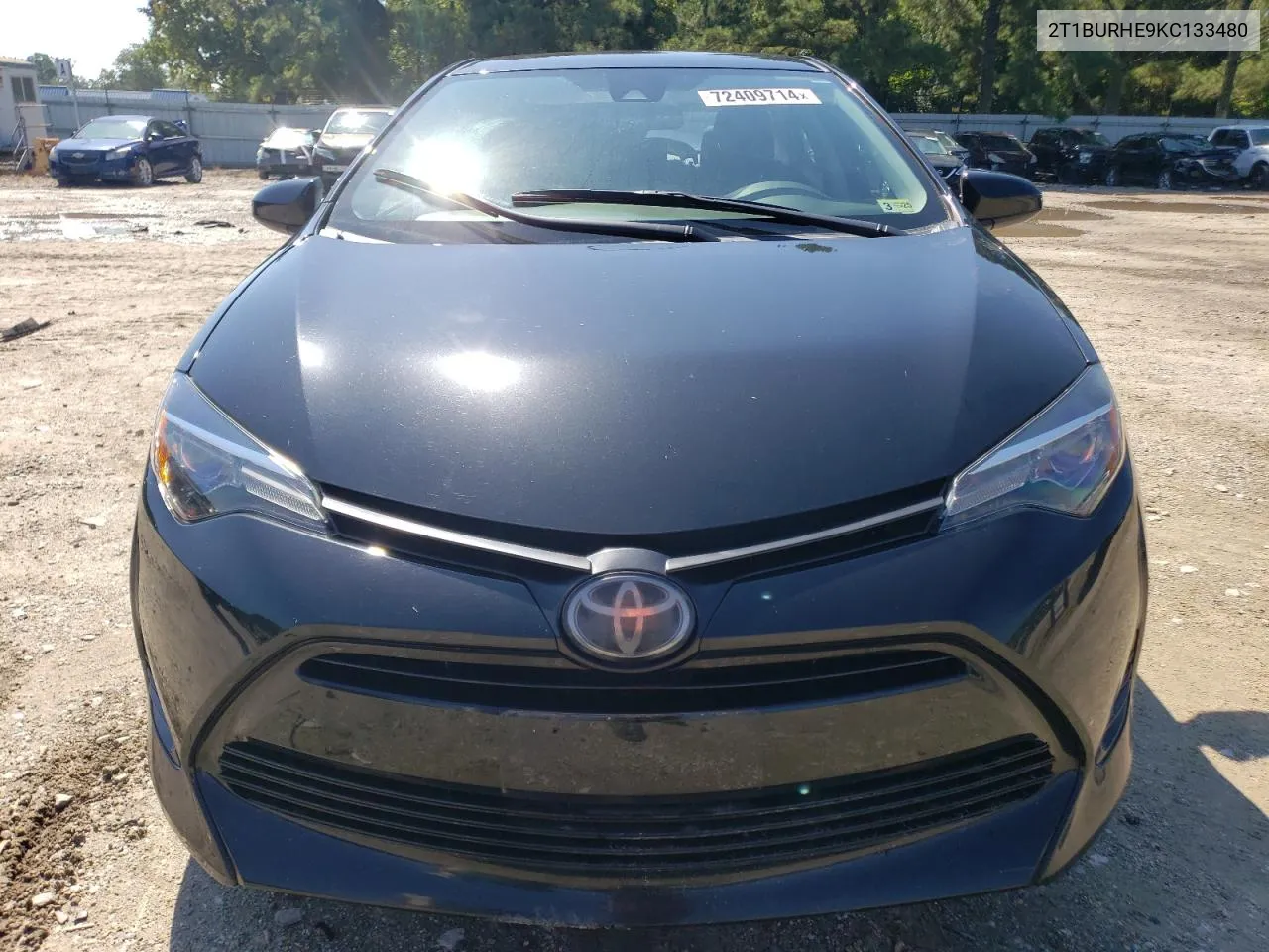 2019 Toyota Corolla L VIN: 2T1BURHE9KC133480 Lot: 72409714