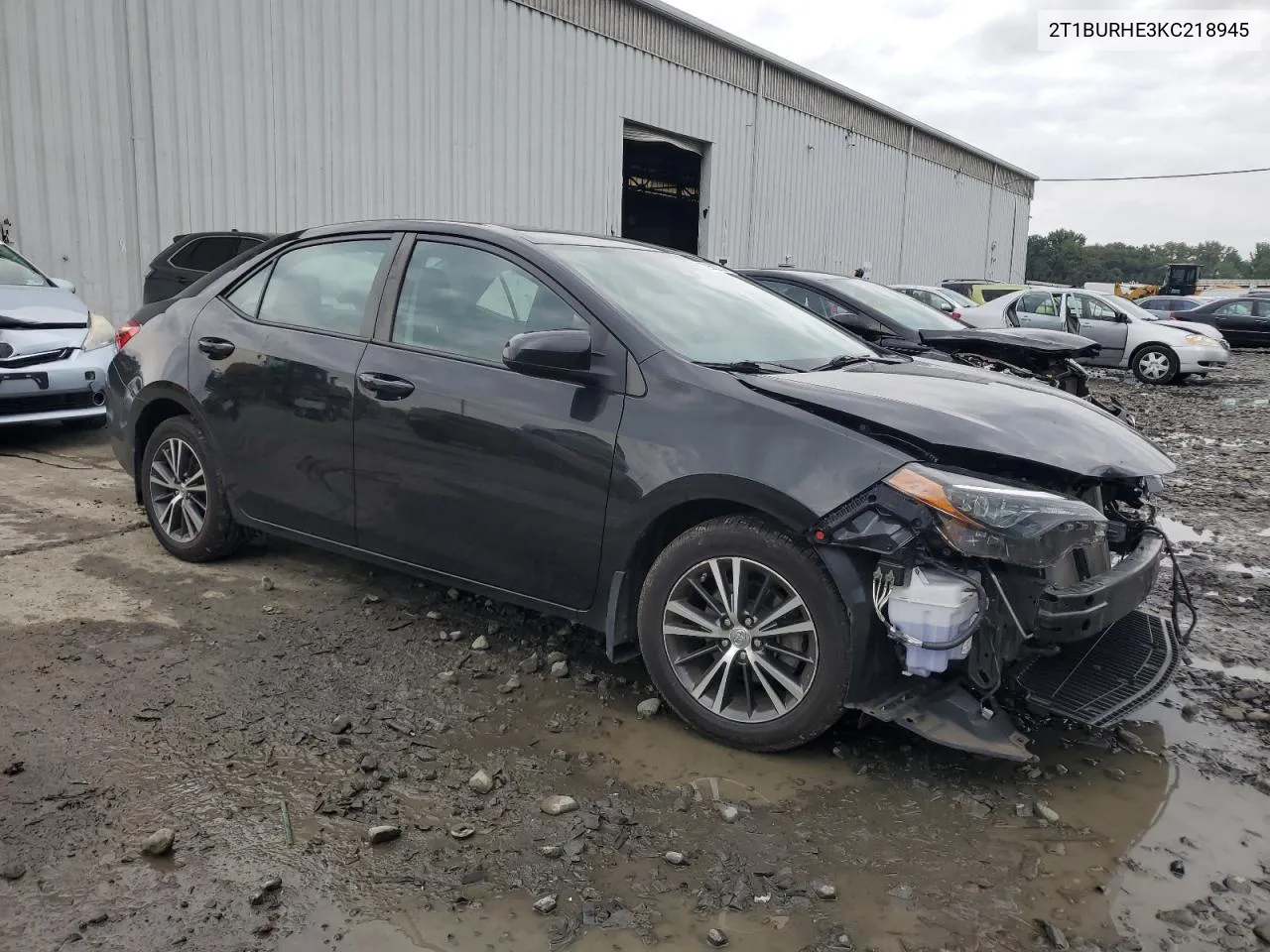 2019 Toyota Corolla L VIN: 2T1BURHE3KC218945 Lot: 72562234