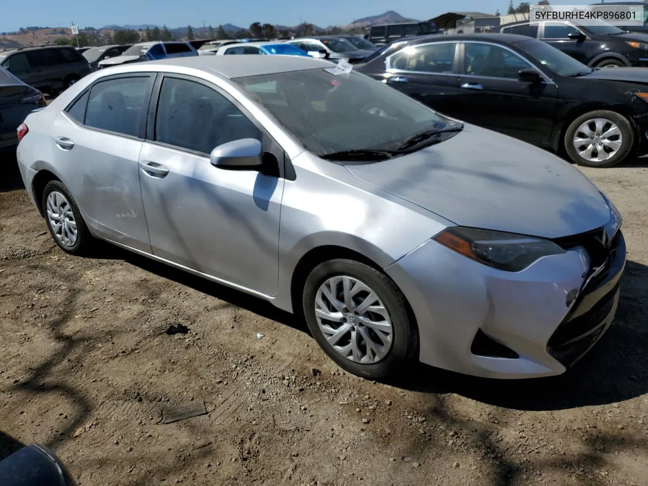 5YFBURHE4KP896801 2019 Toyota Corolla L