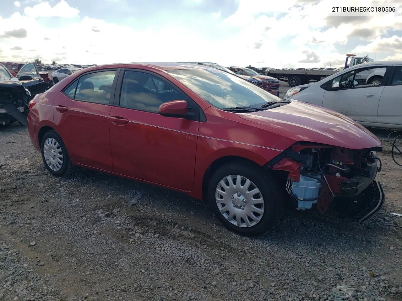 2019 Toyota Corolla L VIN: 2T1BURHE5KC180506 Lot: 72717184