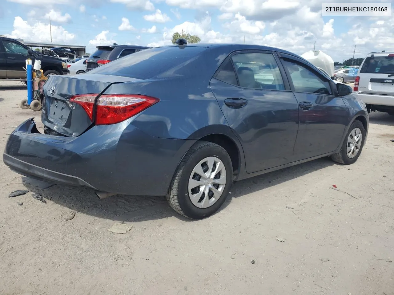 2019 Toyota Corolla L VIN: 2T1BURHE1KC180468 Lot: 72719864