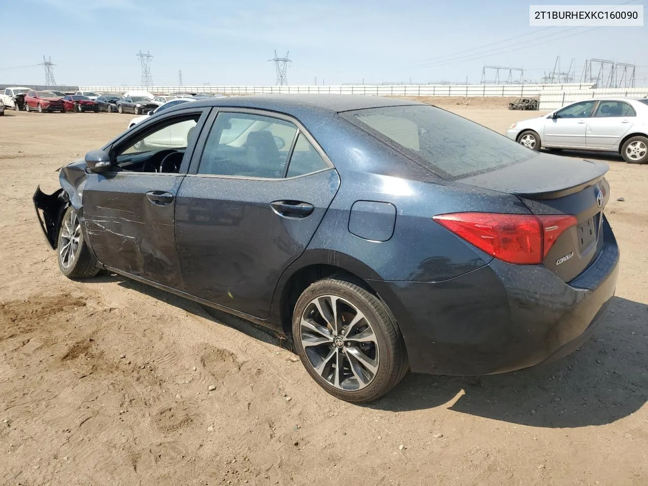 2019 Toyota Corolla L VIN: 2T1BURHEXKC160090 Lot: 72966694