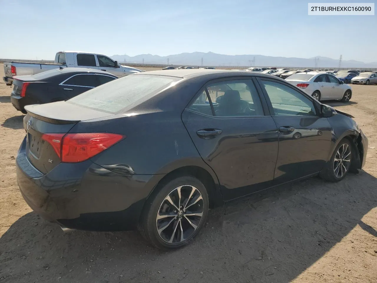 2019 Toyota Corolla L VIN: 2T1BURHEXKC160090 Lot: 72966694