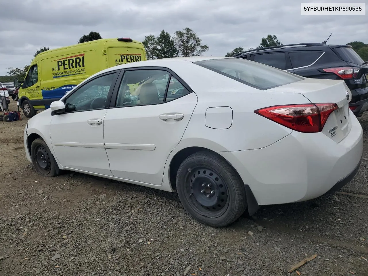 5YFBURHE1KP890535 2019 Toyota Corolla L