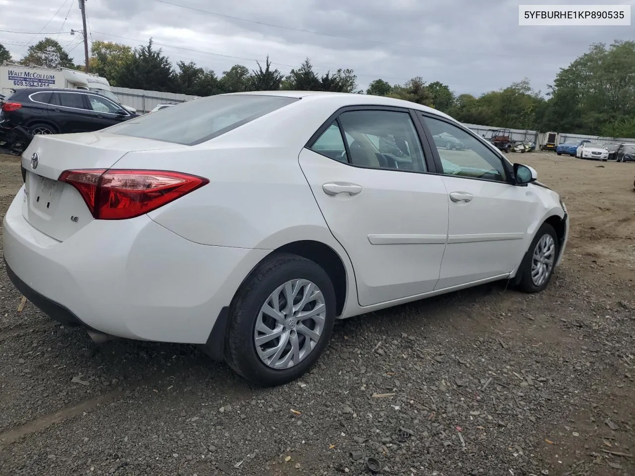 5YFBURHE1KP890535 2019 Toyota Corolla L