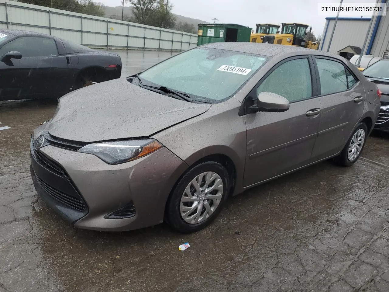 2019 Toyota Corolla L VIN: 2T1BURHE1KC156736 Lot: 73095194