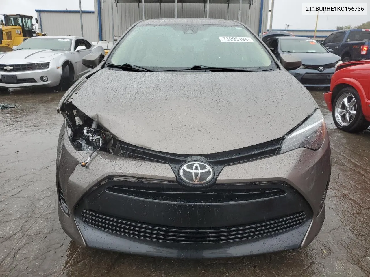 2019 Toyota Corolla L VIN: 2T1BURHE1KC156736 Lot: 73095194