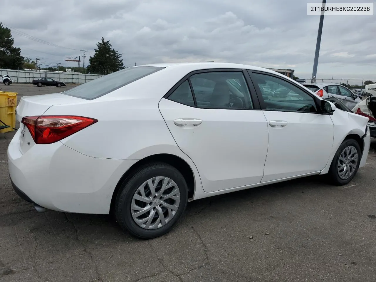 2019 Toyota Corolla L VIN: 2T1BURHE8KC202238 Lot: 73097974