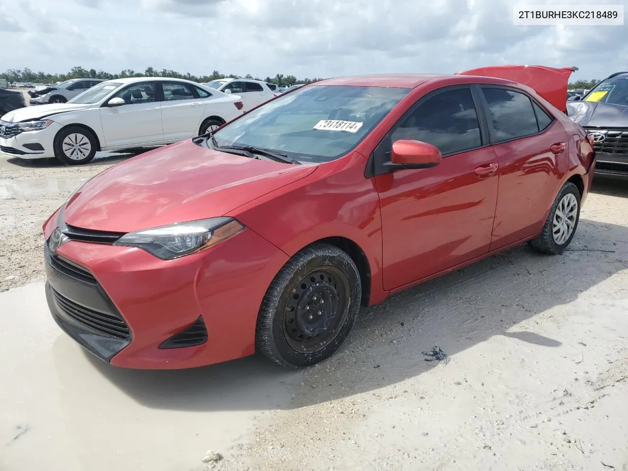 2019 Toyota Corolla L VIN: 2T1BURHE3KC218489 Lot: 73118114