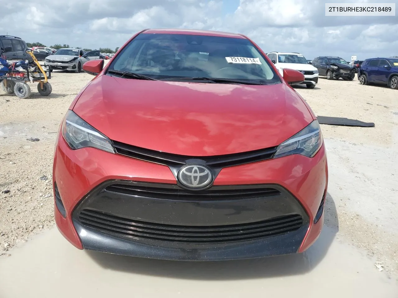 2019 Toyota Corolla L VIN: 2T1BURHE3KC218489 Lot: 73118114