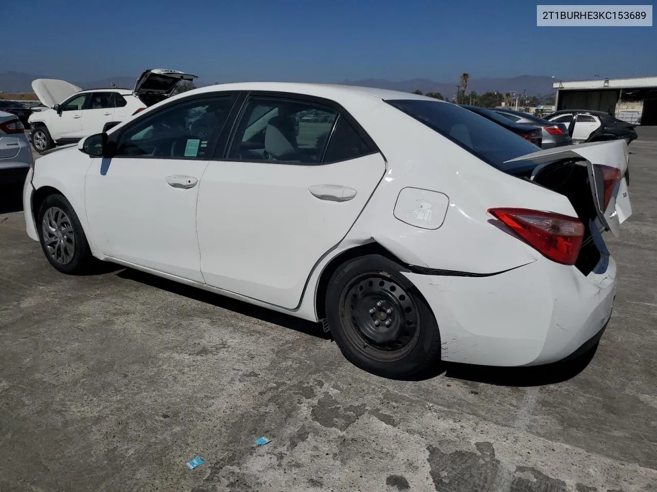 2019 Toyota Corolla L VIN: 2T1BURHE3KC153689 Lot: 73343914