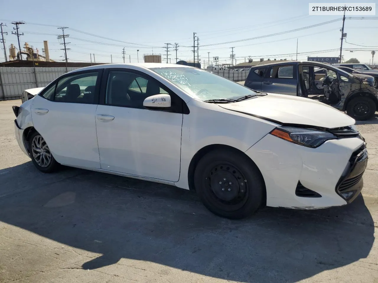 2019 Toyota Corolla L VIN: 2T1BURHE3KC153689 Lot: 73343914