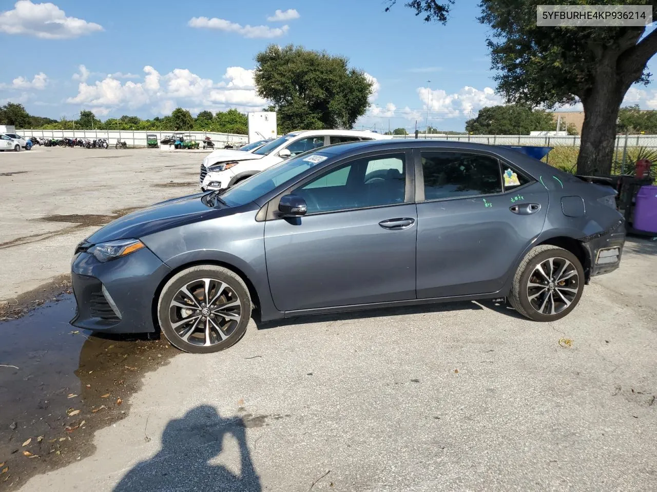 2019 Toyota Corolla L VIN: 5YFBURHE4KP936214 Lot: 73348224