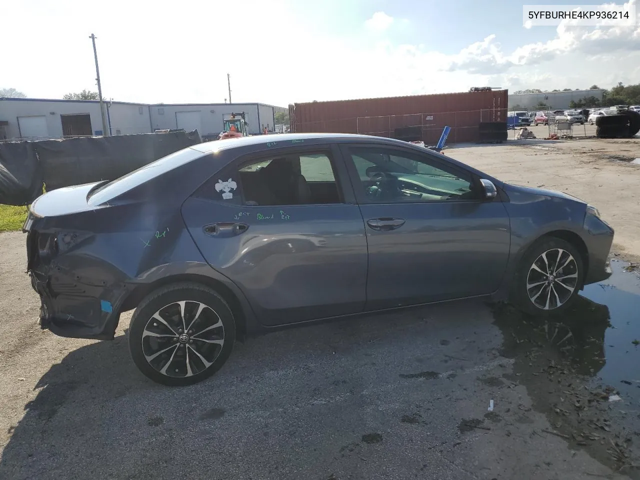 2019 Toyota Corolla L VIN: 5YFBURHE4KP936214 Lot: 73348224