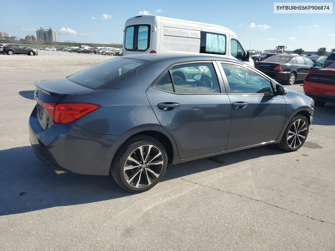 2019 Toyota Corolla L VIN: 5YFBURHE6KP906874 Lot: 73400284