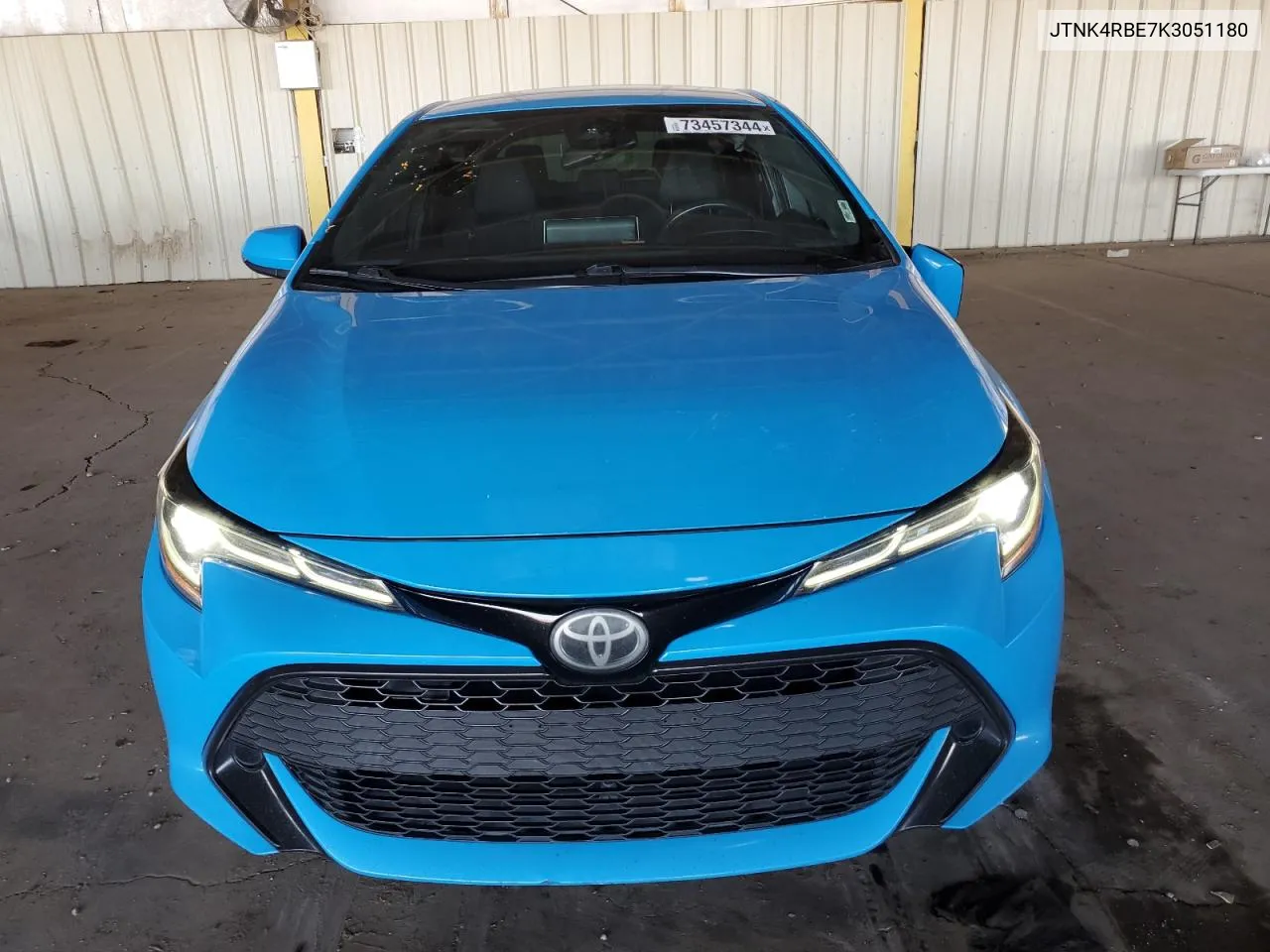 JTNK4RBE7K3051180 2019 Toyota Corolla Se