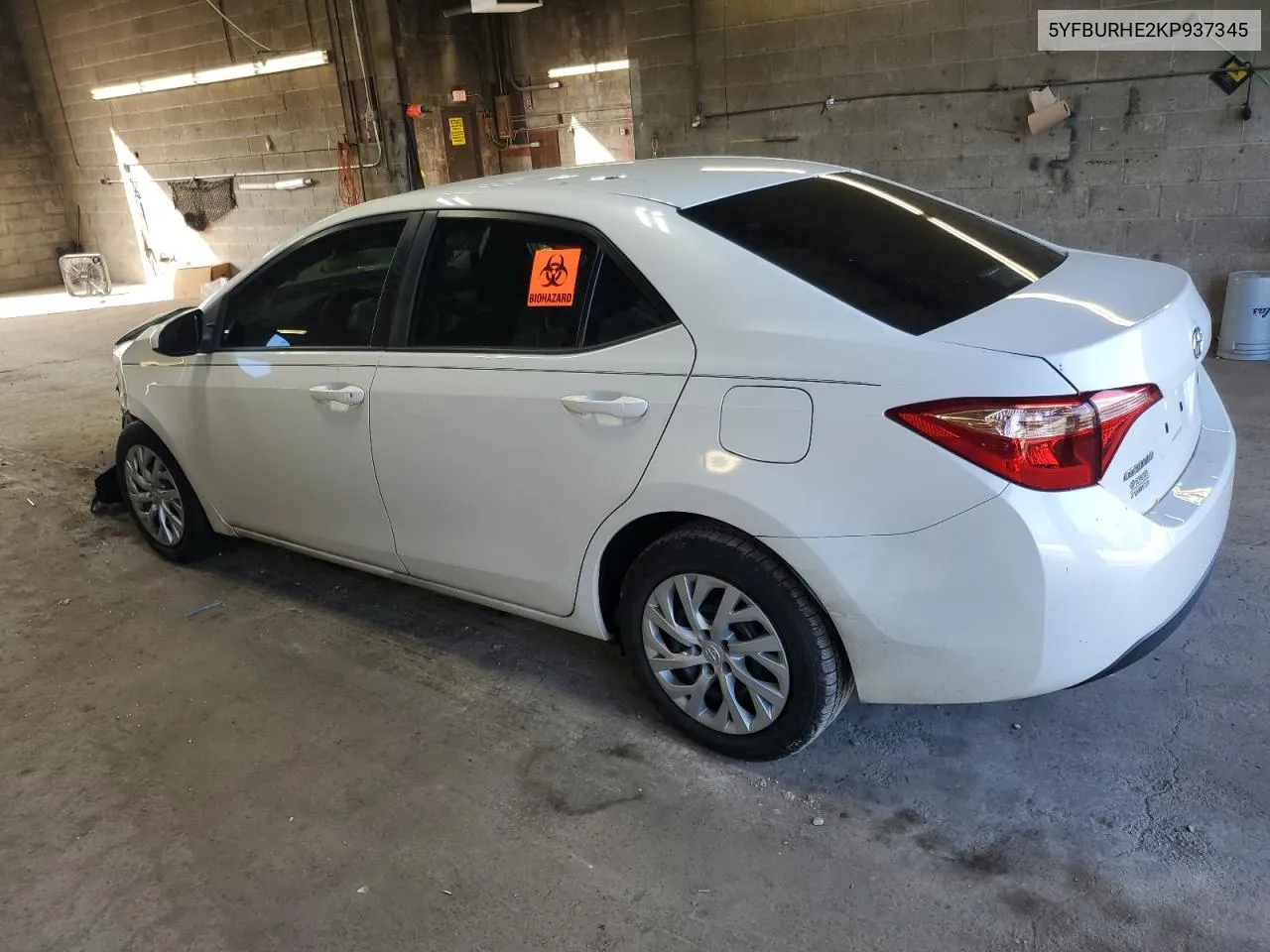 5YFBURHE2KP937345 2019 Toyota Corolla L