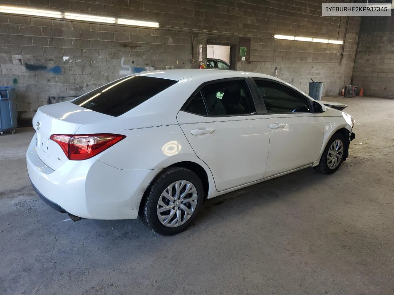 2019 Toyota Corolla L VIN: 5YFBURHE2KP937345 Lot: 73472894