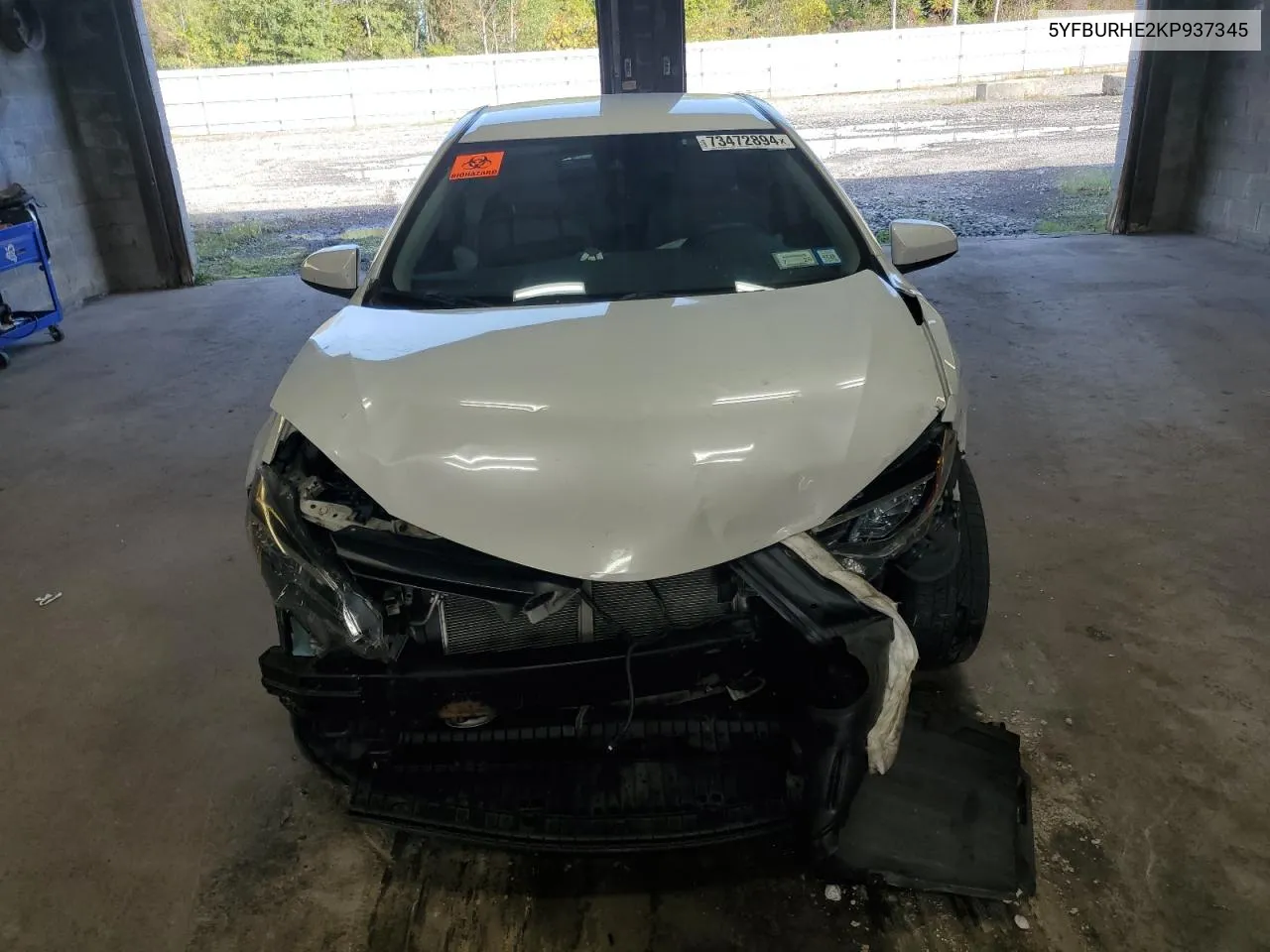 2019 Toyota Corolla L VIN: 5YFBURHE2KP937345 Lot: 73472894