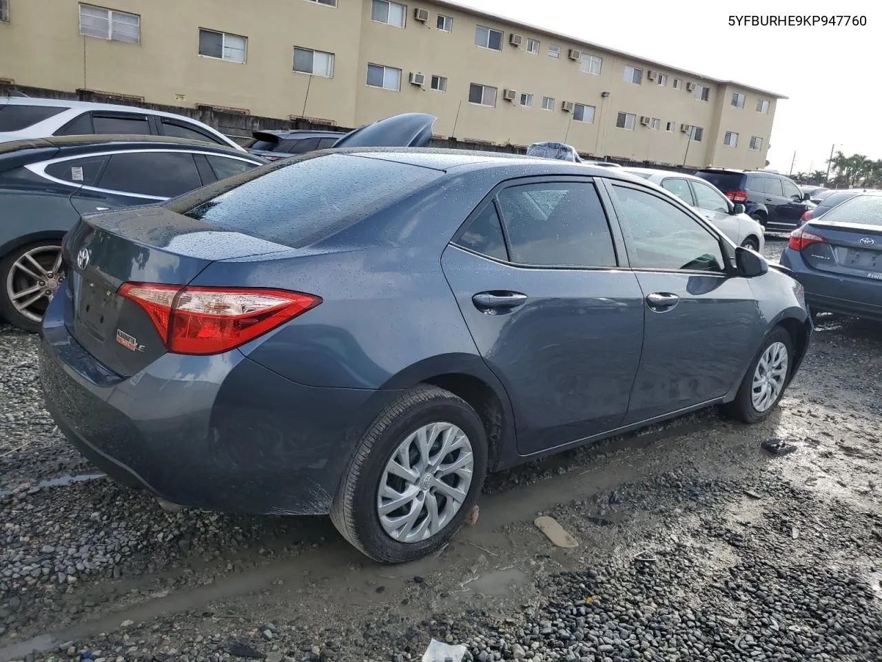 2019 Toyota Corolla L VIN: 5YFBURHE9KP947760 Lot: 73487104