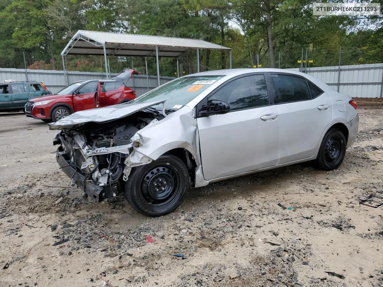 2019 Toyota Corolla L VIN: 2T1BURHE6KC211293 Lot: 73497604