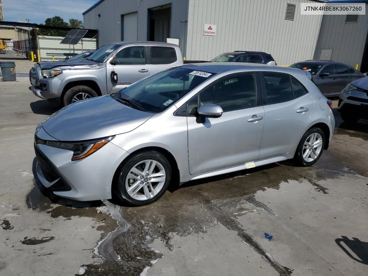 JTNK4RBE8K3067260 2019 Toyota Corolla Se