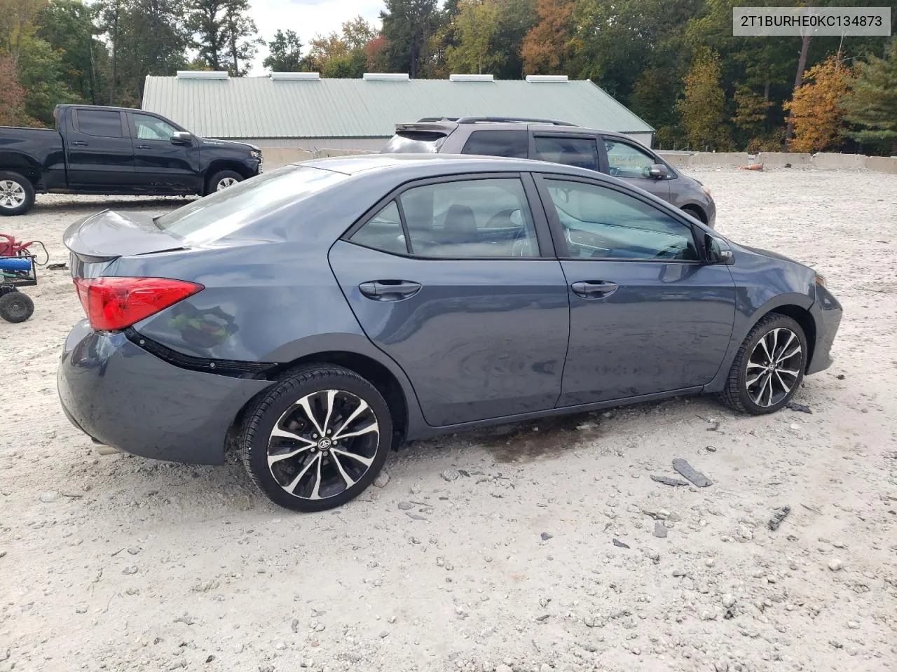 2019 Toyota Corolla L VIN: 2T1BURHE0KC134873 Lot: 73604244