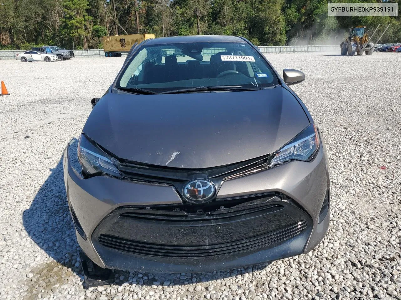 2019 Toyota Corolla L VIN: 5YFBURHE0KP939191 Lot: 73711904